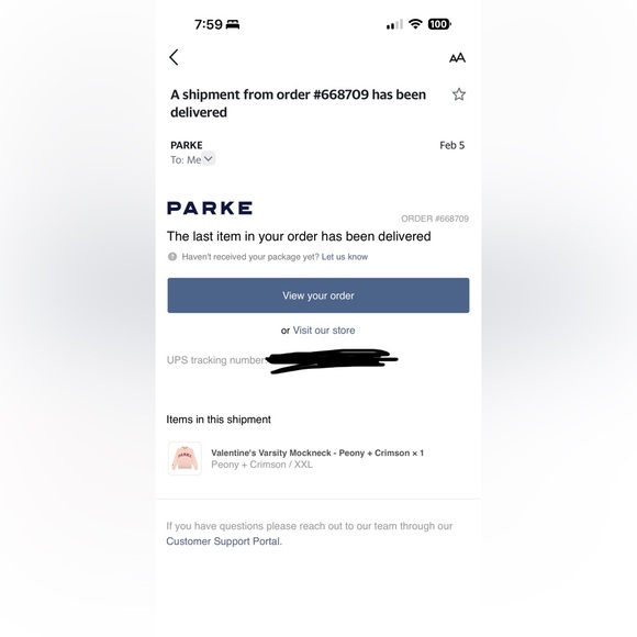 PARKE Valentines Drop 🩷 - peony and crimson - Picture 3 of 4